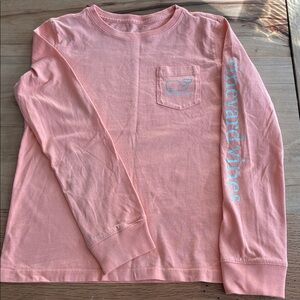 Vineyard Vines girls Coral Long Sleeve Tee